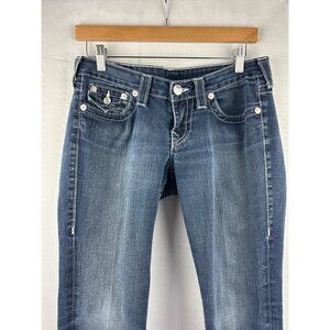 True Religion Womens Blue Denim Jeans Size 29 Made In USA
